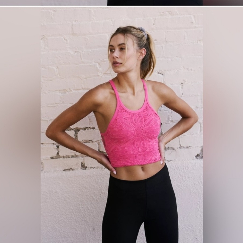 Free People Lace Crop Top